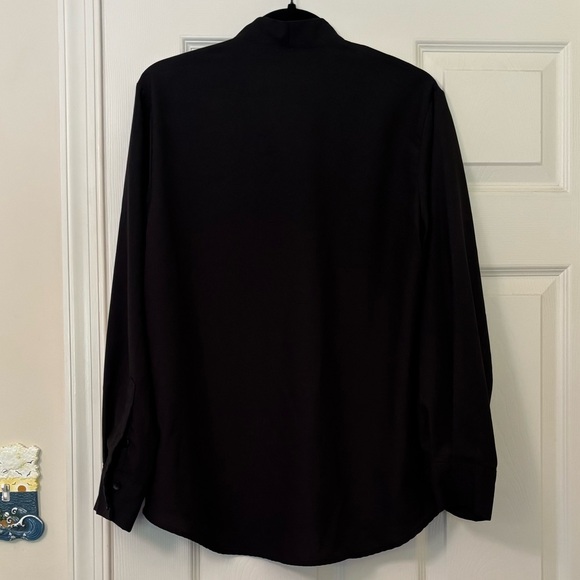 Eileen Fisher V Neck Button Up Blouse - Picture 2 of 5